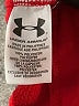 Under Armour 100% Polyester Red Zip Up Hoodie Size M (youth) - photo 4