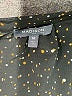 Madison 100% Polyester Polka Dots Black Long Sleeve Blouse Size M - photo 4