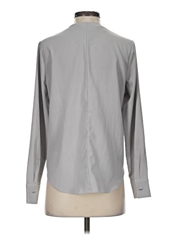 Elizabeth & Clarke Long Sleeve Silk Top (view 2)