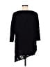Investments Black 3/4 Sleeve Top Size M - photo 2