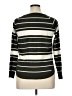 Pink Clover Stripes Black Pullover Sweater Size XL (petite) - photo 2