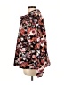 Ann Taylor LOFT 100% Polyester Floral Orange Jacket Size L - photo 5