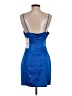 Zara 100% Polyester Blue Cocktail Dress Size XS - photo 2