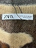 Zara 100% Polyamide Animal Print Brown Tan Cardigan Size S - photo 7