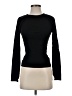 Bobi 100% Cotton Black Long Sleeve Top Size S - photo 1