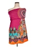 Bongo Paisley Pink Cocktail Dress Size XL - photo 1