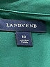 Lands' End 100% Polyester Green Long Sleeve Blouse Size 16 - photo 7