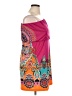 Bongo Paisley Pink Cocktail Dress Size XL - photo 4
