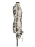 Just Fab Silver Cocktail Dress Size S - photo 4
