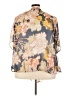 Style&Co 100% Polyester Tan Kimono Size 2X - photo 2