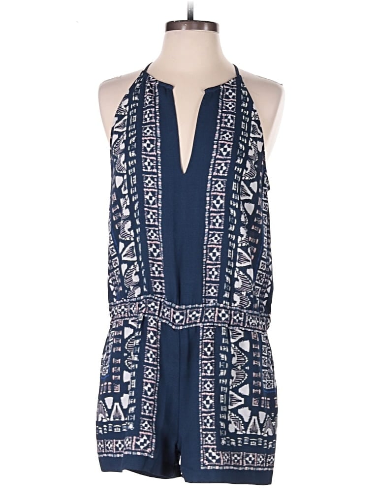 Click to view more detailed imagery on our partner's website Pre-owned Bcbgmaxazria Romper In Blue