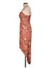 No Boundaries 100% Polyester Paisley Orange Casual Dress Size 11 - 13 - photo 5