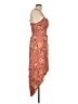 No Boundaries 100% Polyester Paisley Orange Casual Dress Size 11 - 13 - photo 4