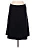 Lands' End Solid Black Casual Skirt Size Med Petite - photo 1