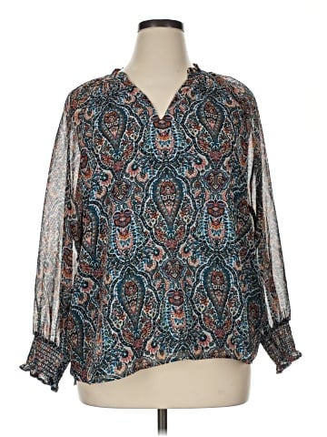 Philosophy Republic Clothing Long Sleeve Blouse (view 1)