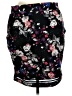 Torrid Floral Black Casual Skirt Size 1X Plus (1) - photo 2