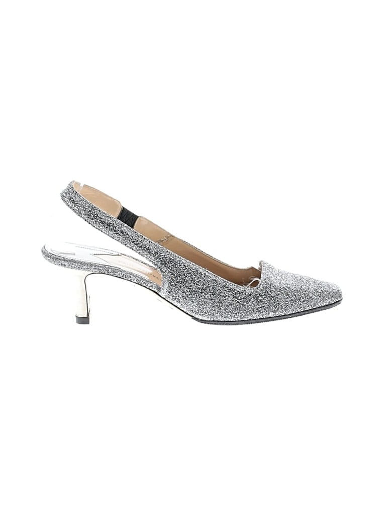 Pre-owned Paul Andrew Heels In Silver
