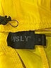 WSLY 100% Nylon Solid Yellow Athletic Shorts Size M - photo 3