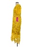 Adelyn Rae 100% Polyester Solid Yellow Cocktail Dress Size S - photo 5