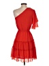 WAYF 100% Polyester Solid Red Cocktail Dress Size XS - photo 2