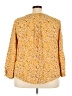 Suzanne Betro Yellow Long Sleeve Blouse Size 4X - photo 2