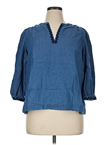 Crown & Ivy 3/4 Sleeve Blouse (view 1)