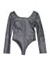 Say Anything Gray Bodysuit Size M - photo 2