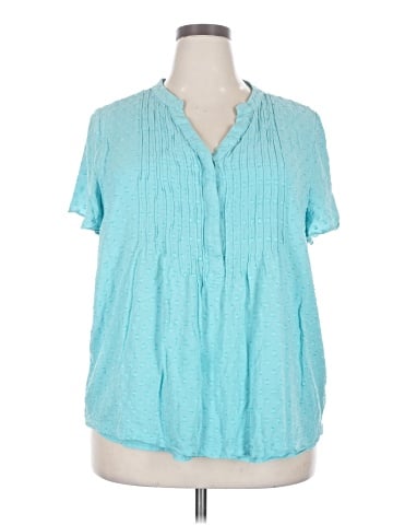 Soft Surroundings Short Sleeve Blouse (view 1)