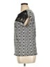 Ann Taylor LOFT Silver Short Sleeve Top Size XL - photo 5
