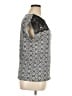 Ann Taylor LOFT Silver Short Sleeve Top Size XL - photo 4