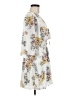 Bailey Blue 100% Polyester Print Ivory Casual Dress Size M - photo 4