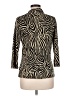 Apostrophe Animal Print Ivory 3/4 Sleeve Blouse Size M - photo 2