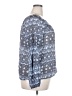 LC Lauren Conrad 100% Polyester Blue Long Sleeve Blouse Size XXL - photo 4