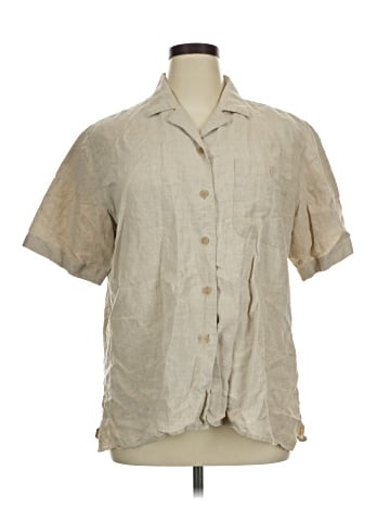Elisabeth by Liz Claiborne Short Sleeve Blouse (view 1)