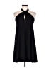 Venus Solid Black Cocktail Dress Size M - photo 1