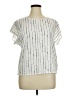Shein 100% Polyester Silver Short Sleeve Blouse Size XL - photo 1