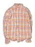 Brooks Brothers 100% Linen Plaid Orange Long Sleeve Button-Down Shirt Size L (kids) - photo 1