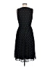 Maison Jules 100% Polyester Polka Dots Black Cocktail Dress Size M - photo 2