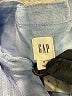 Gap 100% Cotton Blue Long Sleeve Blouse Size S - photo 7