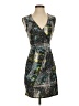 BCBGMAXAZRIA Graphic Gray Cocktail Dress Size XXS - photo 1