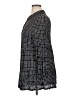 Style&Co 100% Nylon Houndstooth Black Long Sleeve Blouse Size XL - photo 5