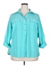 Kim Rogers 100% Polyester Teal 3/4 Sleeve Blouse Size 2X - photo 1