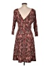 Kaileigh Paisley Brown Casual Dress Size L - photo 2