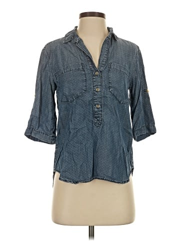Cloth & Stone 3/4 Sleeve Button-Down Shirt (view 1)