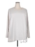 Soft Surroundings Silver Sweatshirt Size 3X - photo 1