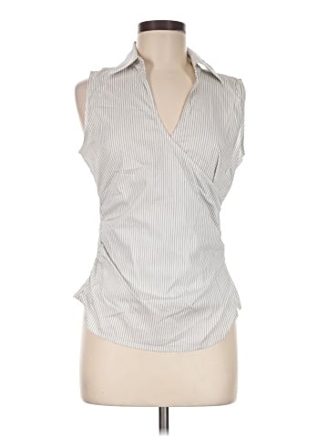 Express Design Studio Sleeveless Button-Down Shirt (view 1)