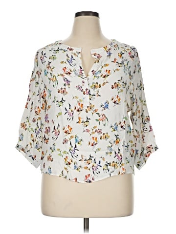 Karen Kane 3/4 Sleeve Blouse (view 1)
