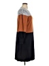 Talbots Color Block Brown Casual Dress Size XL - photo 4