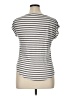 Green Envelope Stripes Silver Short Sleeve T-Shirt Size XL - photo 2