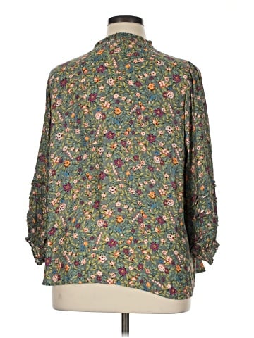 Democracy 3/4 Sleeve Blouse (view 2)